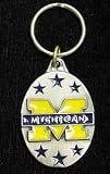 Michigan Wolverines Team Logo Key Ring (Set of 2)
