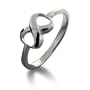 Sterling Silver Infinity Ring Size 7 (Sizes 6 7 8 9 Available)