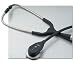 ADC Electronic ADSCOPE Stethoscope, Black (ADC-657BK) The next generation in electronic stethoscopy combining impressive acoustic amplification, electronic noise filtering and comfortable ergonomic design. Amplifies up to 16x (24db) over traditional acoustic scopes Patented piezopolymer film contact microphone provides wider frequency response than acoustic mikes used in competing models Three frequency modes