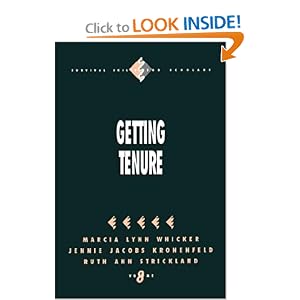 Getting Tenure (Survival Skills for Scholars)