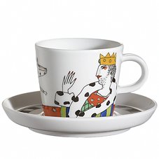 ARZBERG Gr&uuml;nke Der K&ouml;nig und der Hermelin Kaffeetasse 2-tlg. 0,22Ltr. Preisvergleich