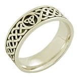 950 Platinum 7mm Celtic Trinity Knot Wedding Band C4014PLT