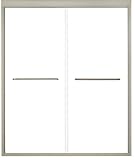 KOHLER K-702207-L-ABV Fluence 3/8-Inch Thick Glass Bypass Shower Door, Anodized Brushed Bronze