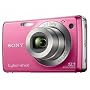 Sony W-Serie DSC-W220P Digitalkamera (12 Megapixel, 4-fach opt. Zoom, 6,9 cm (2,7 Zoll) Display, Bildstabilisator) Pink