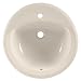 American Standard 0490.156.222 Rondalyn Vitreous China Countertop Sink for Single Center, Daydream