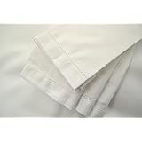 Hemstitch Dinner Napkins White 1 Dozen