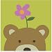 Yuko Lau Peek-A-Boo VI Bear Art Print Poster - 12x12 custom fit with RichAndFramous Black 12 inch Poster Hangers