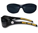 31WGnks5kmL. SL160  Pittsburgh Steelers Sunglasses Plastic Screen Printed Team Logo Rubber Team Colored Accents