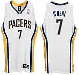 Jermaine O'Neal Indiana Pacers #7 Authentic Adidas NBA Basketball Jersey (Home White)