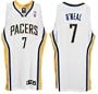 Jermaine O'Neal Indiana Pacers #7 Authentic Adidas NBA Basketball Jersey (Home White)