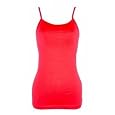 Cotton/Spandex Camisole Cami with Built in Shelf Bra and Adjustable spaghetti straps in 16 colors (Click for 20 colors) 90% Cotton / 10% Spandex. Please see note below!