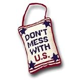 5 x 8 Needlepoint Doorknob Pillow, Don't Mess