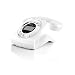 Sagemcom Sixty Digital Cordless Retro Style Telephone with Answering Machine - White