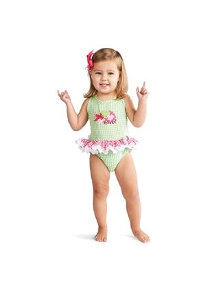 Mud Pie Princess Lady Bug Swimsuit