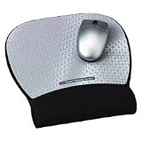 3M Precise(TM) Mousing Surface With Gel Wrist Rest, Silver