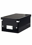 Produkt-Bild: Leitz 60420095 Archivbox Click & Store DVD Archivbox, Graukarton, schwarz