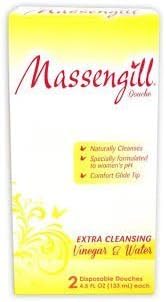 Massengill Extra Cleansing Vinegar and Water Disposable Douche 4.5 oz. 2-Count (Pack of 3) by Massengill