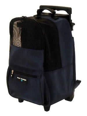 Pet Voyage Backpack on Wheels - Blue