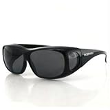 Condor OTG Sunglasses, Black Frame, Anti-fog Smoked Lens