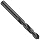 Chicago Latrobe 239 High-Speed Steel Reduced Shank Drill Bit, Black Oxide Finish, Round Shank, 118 Degree Conventional Point