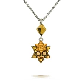 Ayala Bar Star of David Necklace - The Classic Collection - in Shades of Gold #5170G ANK ONK