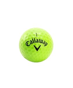 Callaway HX 9-Pack Practice Ball, Lime Green