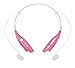 Wireless Bluetooth Headset - With Microphone and Voice Guidance (Pink)