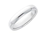 Ladies Comfort Fit 4mm Platinum Wedding Band
