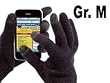 Touchscreen-Handschuhe kapazitiv "M" f�r iPad, iPhone, iPod Touch u.a.