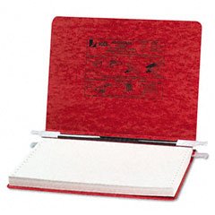 ACCO Pressboard Hanging Data Binder, 12 x 8.5 Inches Unburst Sheets, Executive Red (54139)