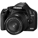 Canon EOS 500D SLR-Digitalkamera (15 Megapixel, LiveView, HD-Video) inkl. 18-55mm IS Kit (bildstabilisiert)von "Canon"