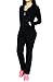 Women Active Athletic Lounge 2 Piece Set Sweatpant and Zip Up Hoodie Jacket