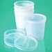 Fisherbrand Plastic Containers with Lids; 32 oz.; Temperature resistant; 32 oz.; Natural
