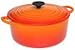 Le Creuset Cast Iron Round Casserole, Volcanic, 30 cm