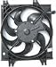 00-05 HYUNDAI ACCENT A/C CONDENSER FAN SHROUD ASSEMBLY, A.T./ 1.6L M.T. (2000 00 2001 01 2002 02 2003 03 2004 04 2005 05) H190919 9773025000 Image