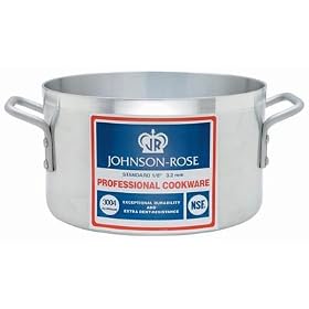 Brazier, 30 Qt. Without Cover, 20" Diam. X 5-3/4" D, Standard Weight