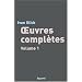 Oeuvres compl�tes, tome 1