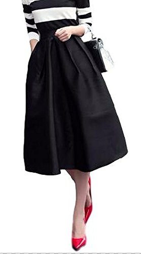 (レイシェリー) reishery フレア スカート ひざ下 秋 冬 無地 レディース