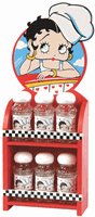 Betty Boop Diner Spice Rack w/ 6 Jars