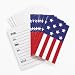 PATRIOTIC FLAG INVITATIONS (8 PIECES)