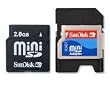 2GB SanDisk MiniSD Mini Secure Digital Memory Card (Bulk)