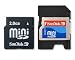 : 2GB SanDisk MiniSD Mini Secure Digital Memory Card (Bulk)