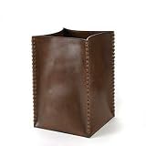 Leather Waste Bin