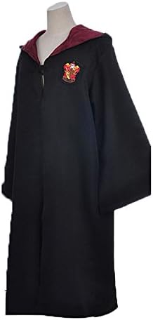 keluola Cloak Harry Potter Christmas Cosplay Costume Hogwarts Deluxe Robe,MFP689-red-S