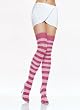 Lycra Acrylic Striped Thigh High