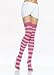 Acrylic Lycra Stripe Thigh Hi