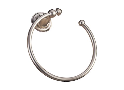 Delta 75046-NN Victorian Open Towel Ring, Pearl Nickel