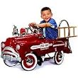 Pedal Fire Truck Deluxe (red body with white graphics) by American Retro