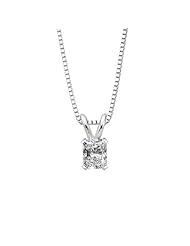 2.01 ct. E - I1 GIA Certified Radiant Cut Diamond Solitaire Pendant (White or Yellow Gold)