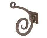 Iron Coat & Hat Hook Oil Blackened